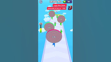 Layer Man 🤪 #Game Level 60 #shorts #layerman #racegame #rungame