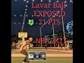 NBA 2K17 LAVAR BALL PULLS UP &amp; GETS EXPOSED!! 21 POINTS ON HIS HEAD!! (MUST WATCH)