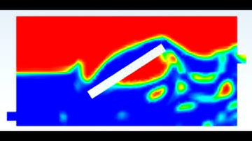 ANSYS Fluent - partially submerged mechanical stirrer