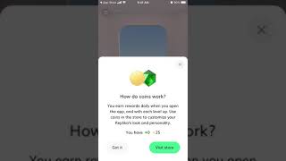 How to CLAIM free coins and rewards in REPLIKA app? screenshot 5
