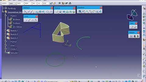 CATIA V5-6R2017 Generative Shape Design - 6. Polar Extremum