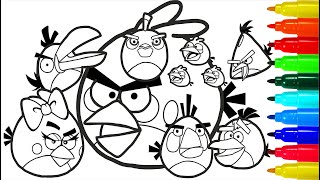 Angry Birds Coloring pages