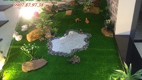 THIẾT KẾ VÀ THI CÔNG TIỂU CẢNH CẦU THANG