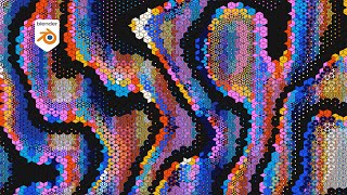 Abstract Animated Geometric Pattern | Geometry Nodes Tutorial