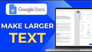 How To Make The Text Of A Printed Document Larger Using Google Docs  Using Firefox & Google