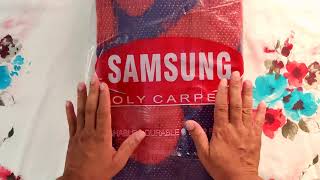 Malayalam Unboxing of MINIKIDZ Plastic Chatai Mat from Flipkart EP 92