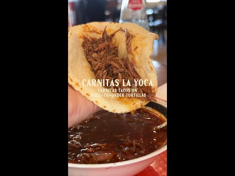 Video thumbnail: Carnitas La Yoca 🇲🇽