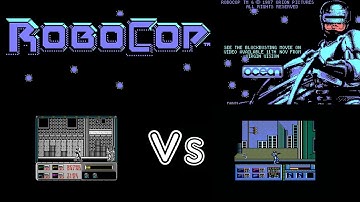 Robocop Spectrum vs Amstrad CPC Side by Side Comparison - Amigos Retro Gaming