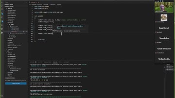 030524 COSC 1337 C++ vector creation and adding elements
