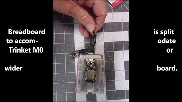 Wearable LED light show using free MakeCode and Trinket M0