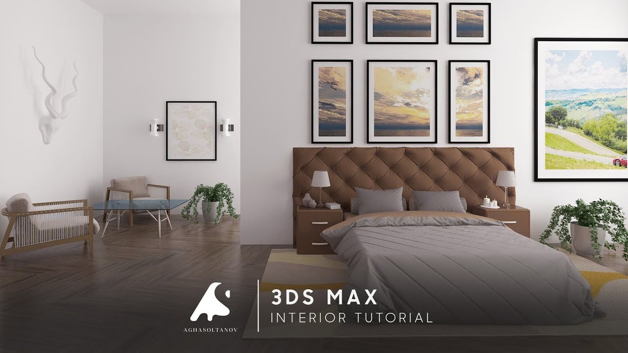 3Ds Max Interior Tutorial Real Design Vray Render Photoshop YouTube