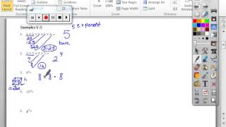 Lesson 5 Exponents