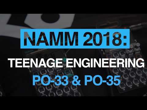 NAMM 2018: Teenage Engineering demo their new POs in the show car park