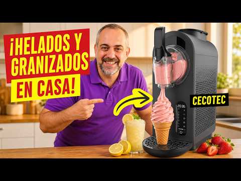 Cecotec Twist&Ice Cream 🍦🧊 | Slushie and Ice Cream Maker Unboxing