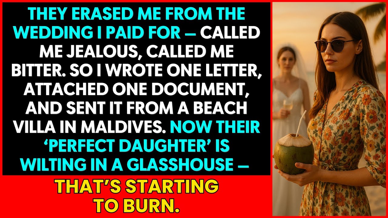 My Parents and Sister Ruined My Wedding — So I Sent the Real Will from the Maldives with My Fiancé