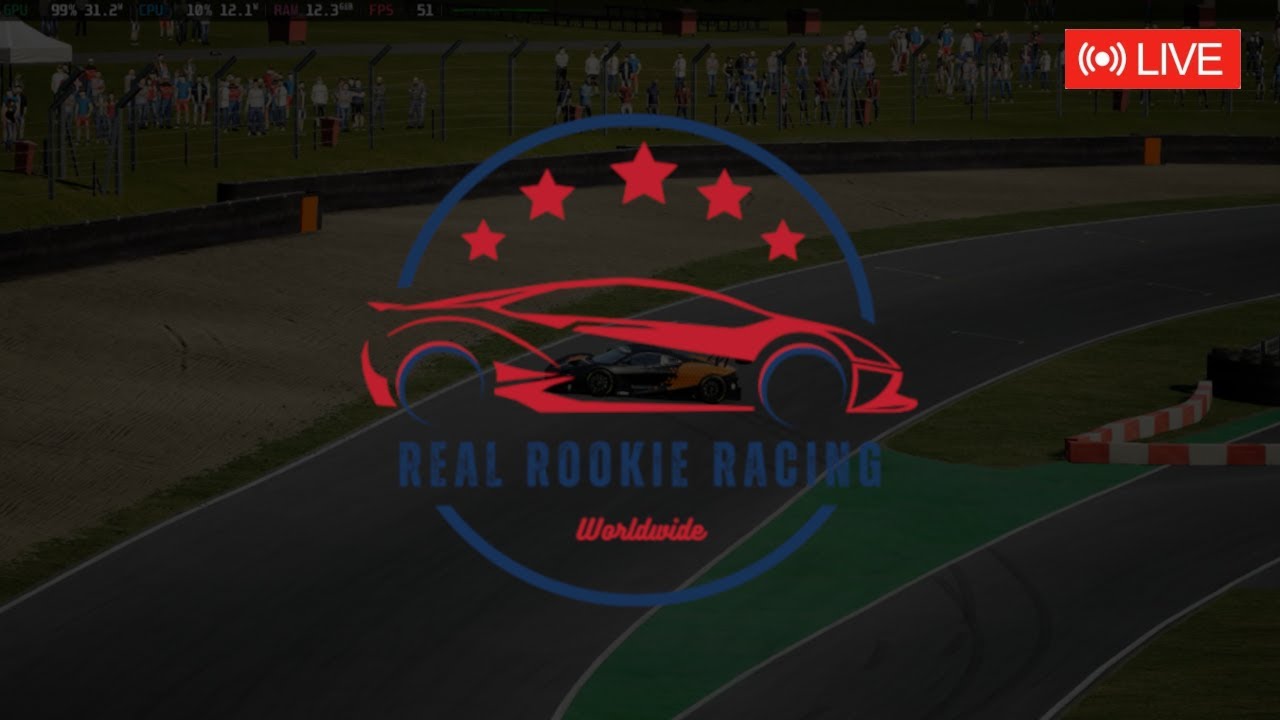 Real Rookie Racing Offical Logo Real Rookie Racing Live Streaming | EU GT3 COTA - YouTube