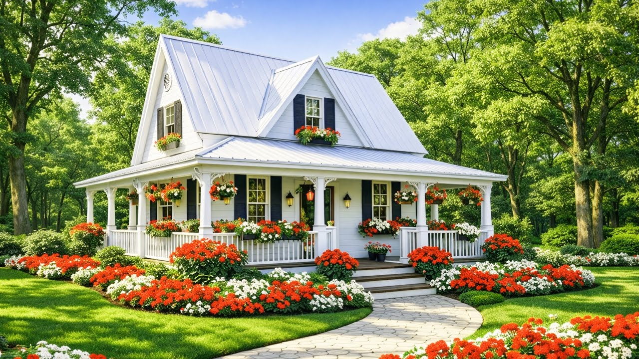 Самый причудливый крошечный домик в сельской местности