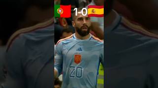 Portugal vs Spain (UEFA Nations League 2023) #ronaldo #busquets #diogojota #carvajal #shorts