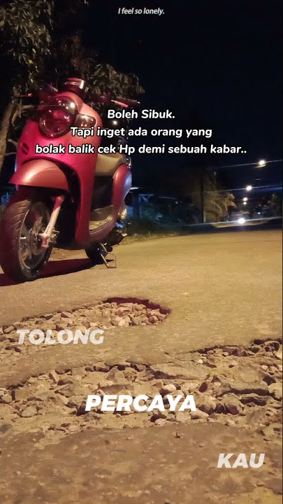 status wa kombinasi motor Scoopy 🛵