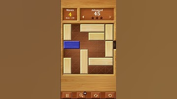 SOLVE Move The Block Slide Advance 45 #howto #gaming #walkthrough