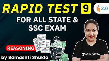 4:00 PM - All State & SSC Exams | Reasoning by Samashti Ma