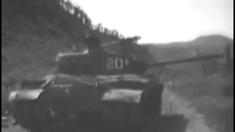 M46 Patton Tanks In Korean War  Action