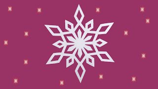 Paper Snowflakes : How to make Snowflakes out of paper  Easy DIY Christmas