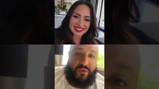 Demi Lovato Instagram live w/ DJ Khaled - 26/10/2017