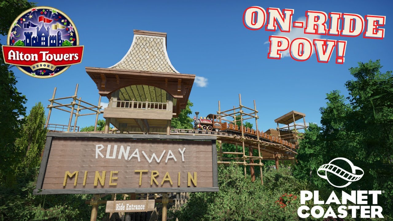 Runaway Mine Train POV | Let’s Build Alton Towers | Planet Coaster