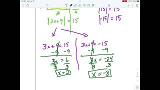 #2 - #10 evens Alg 1 Midterm Study Guide 2023