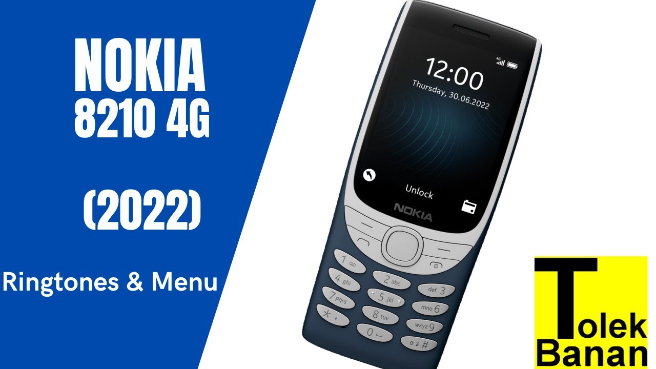 Nokia 8210 4G (2022) - Unboxing / Menu & Ringtones / Dzwonki  - Classic Phone