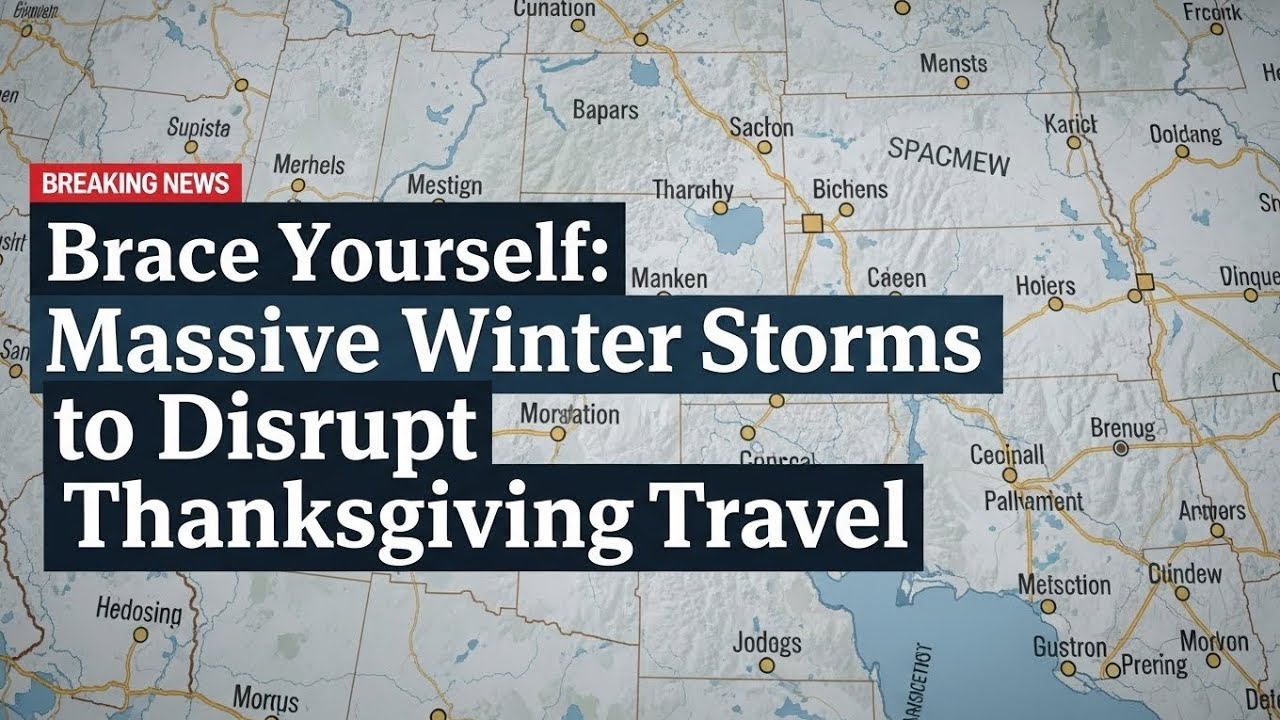 Brace Yourself: Massive Winter Storms to Disrupt Thanksgiving Travel ...