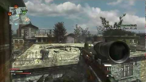 MW3 Throwing Knife Across The Map On Fallen!