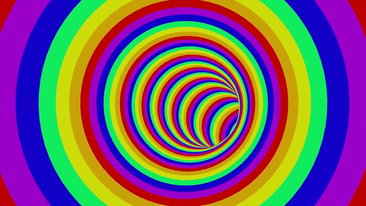 Endless Rainbow Tunnel | Background Video Loop [1 Hour, 4K]