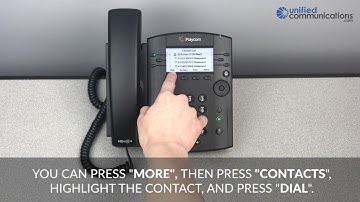 Polycom VVX 300 & 400 Series Phones - How to Conference Call (Initiating & also Joining Two Calls)