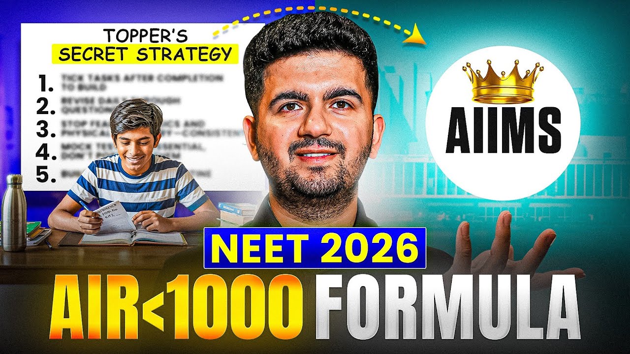 NEET 2026: Complete STUDY PLAN for 700+ marks | Best Timetable & Mock ...