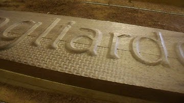 MillRight CNC Carve King Walnut Sign