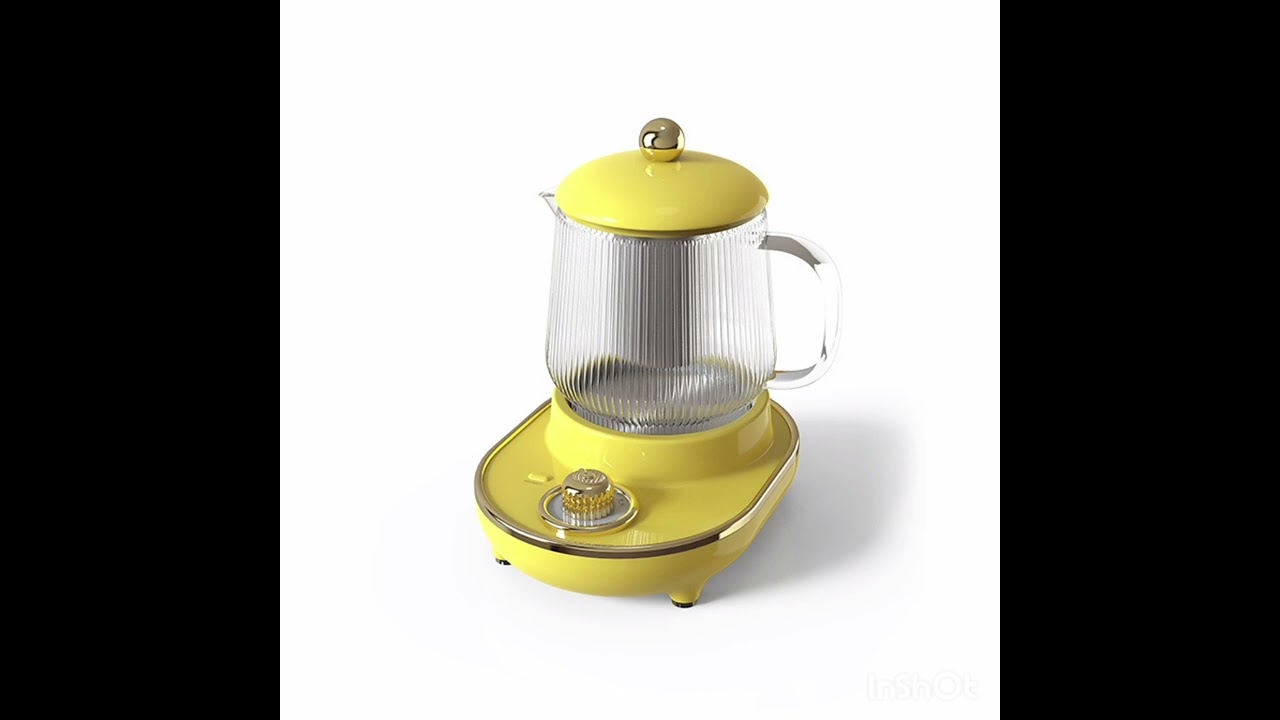 Electric kettle adjustable glass tea pot