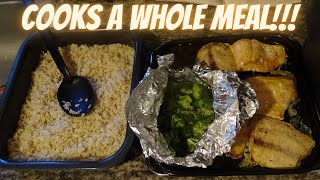 Ninja Combi Salmon | Ninja Combi Recipes | Soy Honey Glazed Salmon W/ Brown Rice and Broccoli by Morgan's Kitchen 647 views 3 months ago 18 minutes