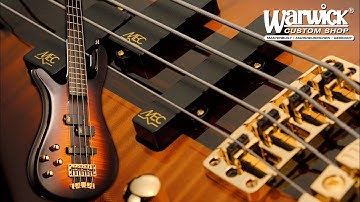 Warwick Custom Shop Masterbuilt - Streamer Stage I lefthanded - AAA Flamed Maple Body #18-3769