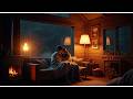 Cozy Rainy Cabin Night 🌧️ Romantic Couple Evening | Ghibli Style ASMR Video