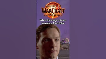 When the mage refuses to make a food table #worldofwarcraft #warcraft #thewarwithin #warwithin