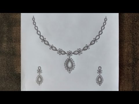 Diamond Necklace Sketch Stock Photos and Images - 123RF