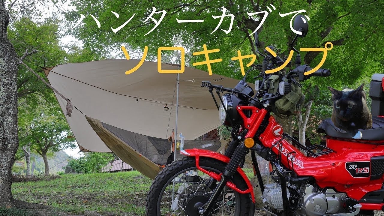 【ct125 ハンターカブ】　秋のソロキャンプツーリング
