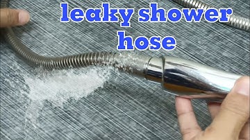 How to Fix Leaking Shower Hose in 5 Minutes