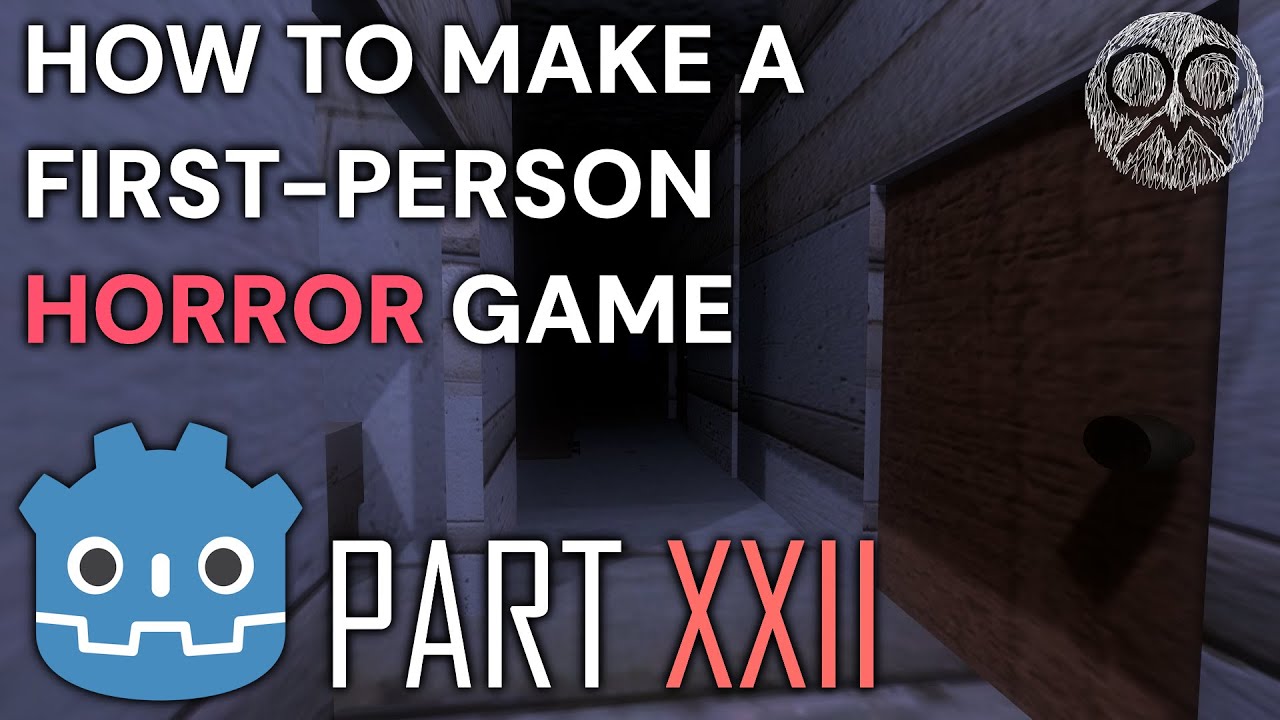 ⁣How to Make a First-Person Horror Game in Godot 4 - Part 22