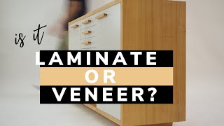 How to tell the difference between laminate and veneer (Furniture Flippers NEED to know this!)