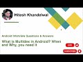 What is MultiDex in Android? | 65K Method Limit Explained Simply