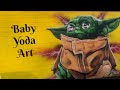 Baby Yoda Art | North Davidson &quot;NoDa&quot; Historic Arts District