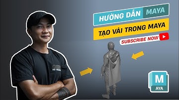 Hướng dẫn tự học Maya | Bài 13 - Tạo vải | CG3D #cg3d #maya